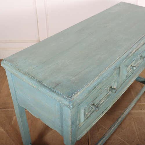 English Three Drawer Dresser Base For Sale - Image 12 of 14