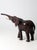 Brown Large Mid-Century Ironwood Elephant Sculpture For Sale - Image 8 of 18