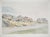 René Leverd, Switzerland, The village of Saint-Gingolph, Watercolor For Sale - Image 7 of 7