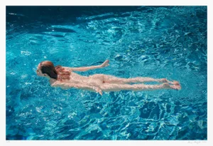 Contemporary Art Photograph "Sapphire Mmxxi" Limited Edition Signed Numbered Original Print Nude Woman