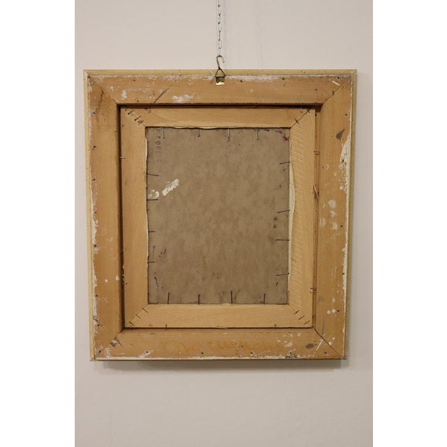 Italian Artist, Landscape, Oil Painting on Cardboard, Framed For Sale - Image 9 of 12