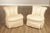 High Quality American Made Pair of Custom Upholstered Channel-Back Lounge Chairs Labeled LT Designs, A Division Of Century...