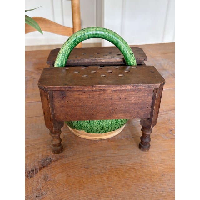 A charming and exceptionally rare piece of French domestic history, this 19th-century chaufferette or couvot(foot warmer)...