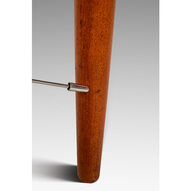 Single Danish Mid-Century Modern "Ingrid" Model Dining Chair in Teak & Original Fabric by Niels Koefoed, Denmark, C. 1960s For Sale - Image 18 of 18
