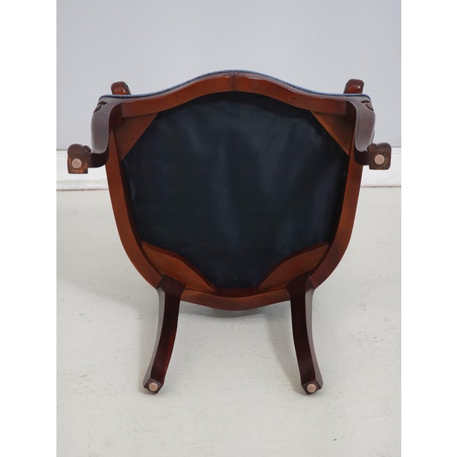 Pair of Mahogany Ribbon Back Armchairs For Sale - Image 18 of 18