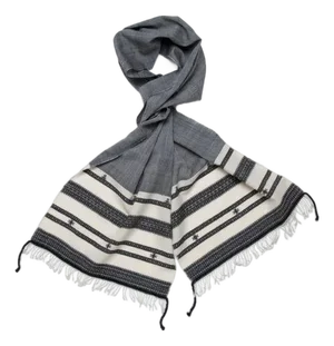 Myra Gray/Ivory Scarf