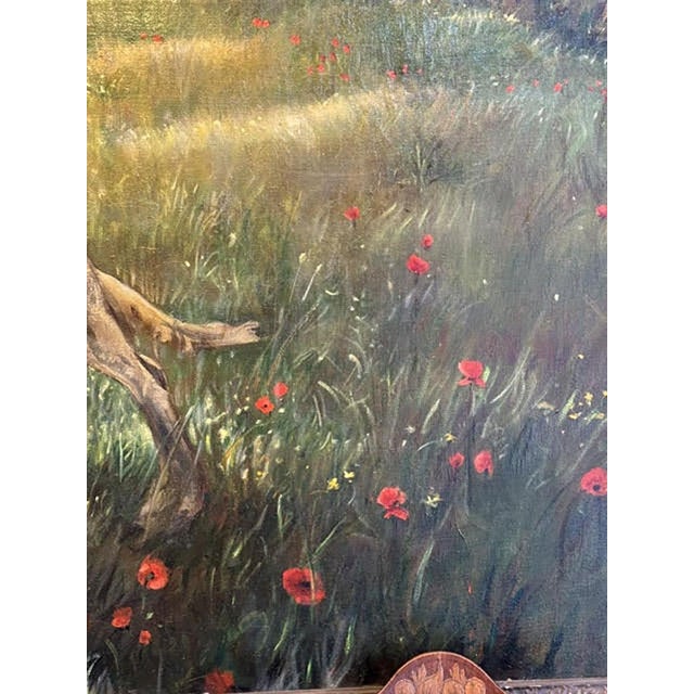 William Brock, Towards the Close of Day, 1907, Oil on Canvas For Sale - Image 4 of 11