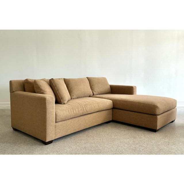 Wood Vintage Bernhardt for Bloomingdale’s Sectional Sofa For Sale - Image 7 of 12