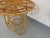 Vintage Round Coffee Table with Rattan Magazine Rack, 1960s For Sale - Image 4 of 13