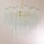Mid-Century Modern Murano Clear Glass Tronchi Chandelier, 1990s For Sale - Image 3 of 11