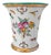 Vintage Chinese Export Porcelain Cachepot – Botanical Fruit & Butterflies Motif With Gilt Trim For Sale