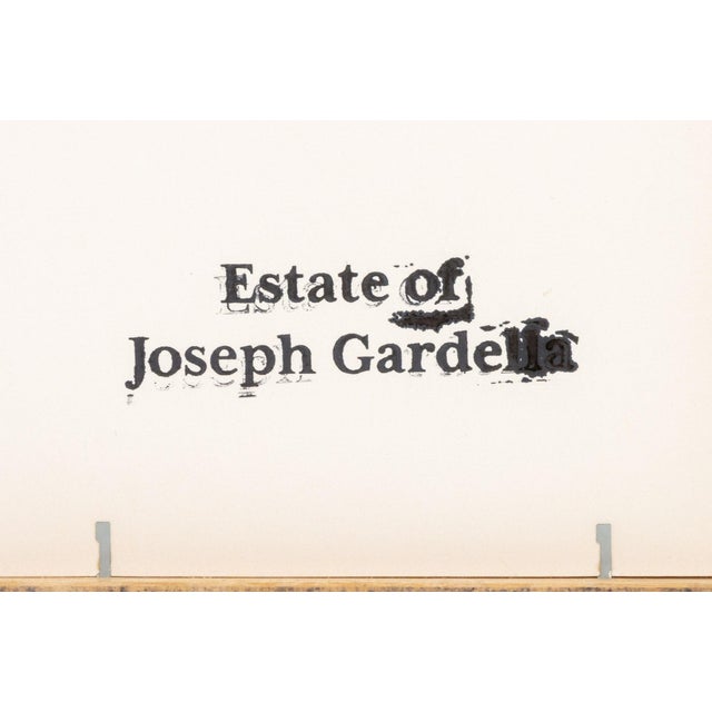 Yellow Joseph Lawrence Gardella Two Squares Mixed Media For Sale - Image 8 of 8