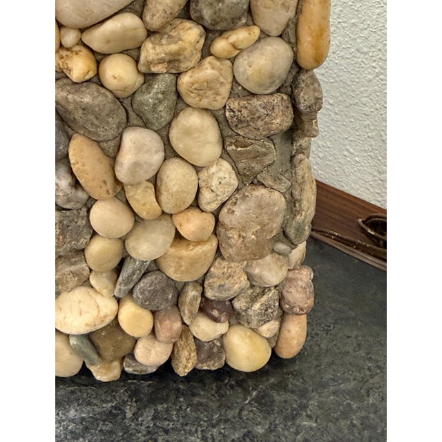 1990s Lovely River Rock Lamps - a Pair For Sale - Image 4 of 18