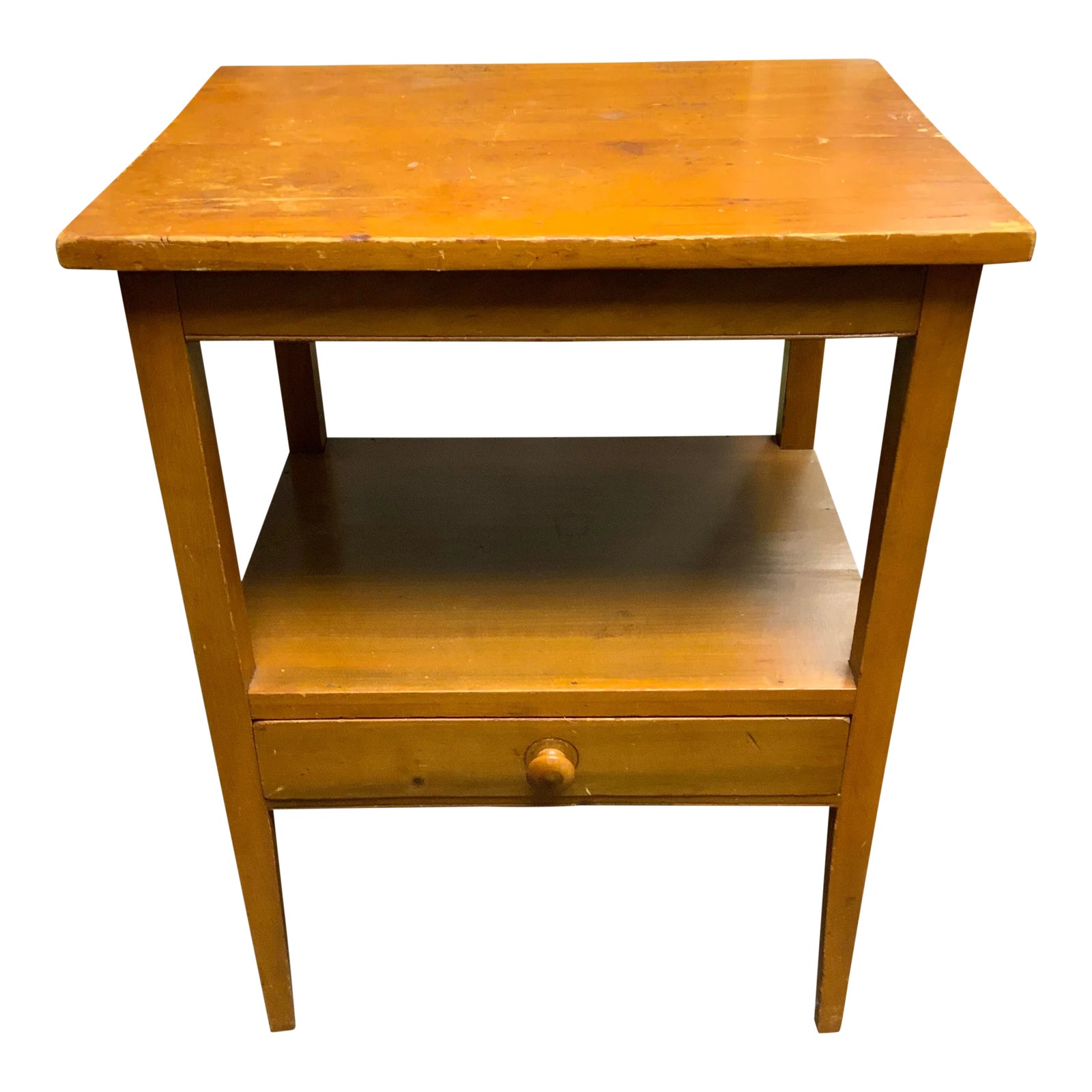 Pine Side Table Chairish