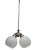 Art Deco Glass Chandelier, Poland, 1970s For Sale - Image 3 of 11