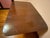 Vintage Brown Wood Versatile Drop Leaf Double Pedestal Dining Table For Sale - Image 9 of 18