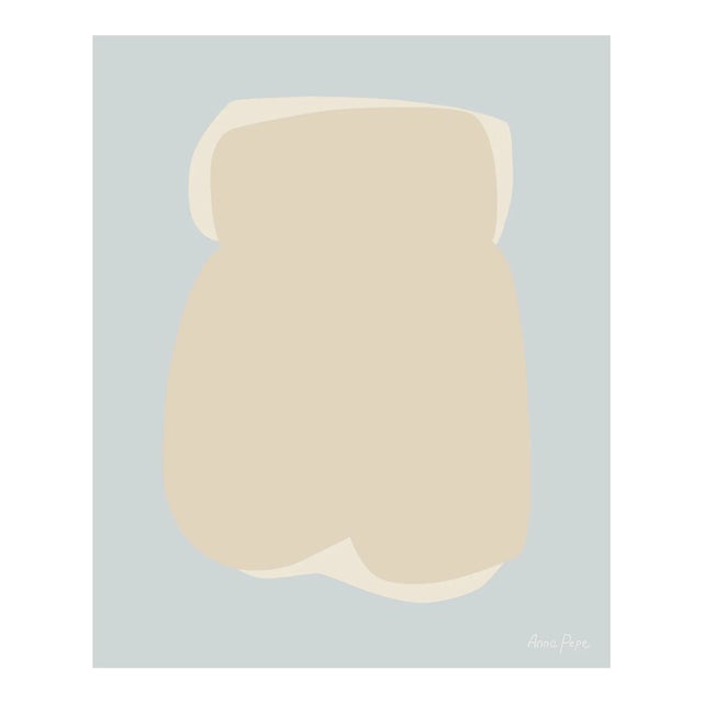 Abstract Acrylic on Canvas Painting "Female" by Anna Pepe For Sale