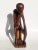 1960s Carved Wood Thinking Man Sculpture For Sale In Miami - Image 6 of 11