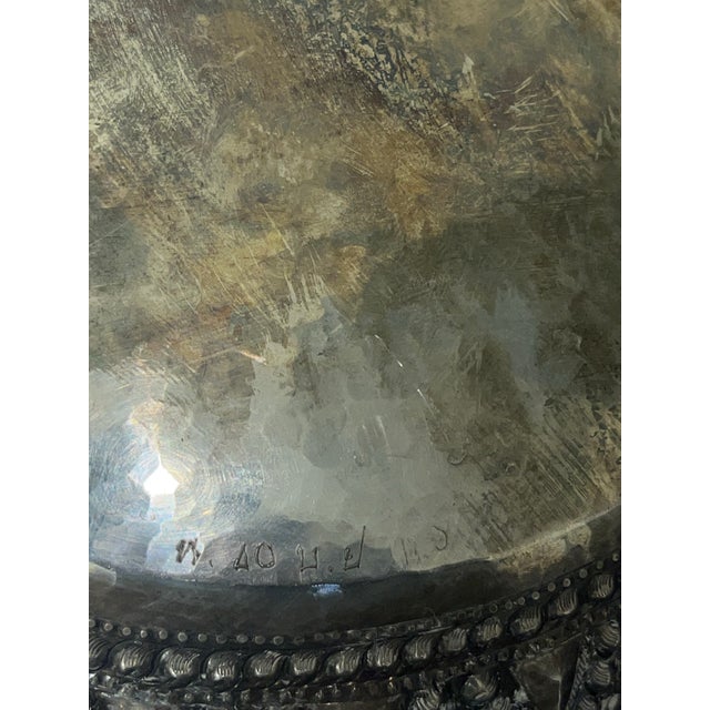 Sterling Silver Burmese Buddhist Offering Bowl For Sale - Image 9 of 11