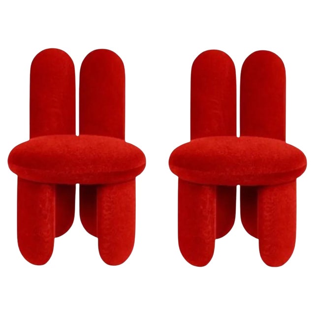 Set of Glazy Gentle 663 Chairs by Royal Stranger For Sale