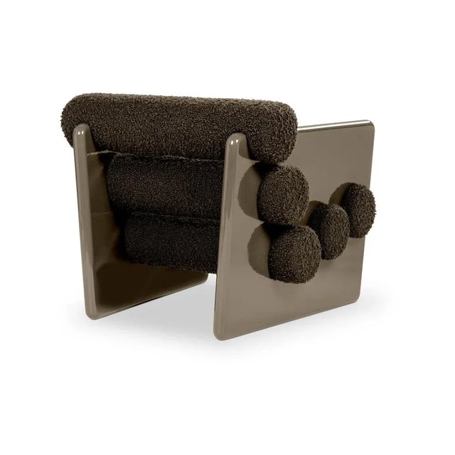 Not Yet Made - Made To Order Charles Cormo Chocolate Armchair by Royal Stranger For Sale - Image 5 of 8