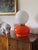 Space Age Red Murano Glass Table Lamp attributed to AV Mazzega, 1970s For Sale - Image 3 of 16
