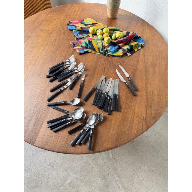 Metal Vintage Sigill Cutlery by Olle Gyllang for Ikea, 2000s, Set of 36 For Sale - Image 7 of 18
