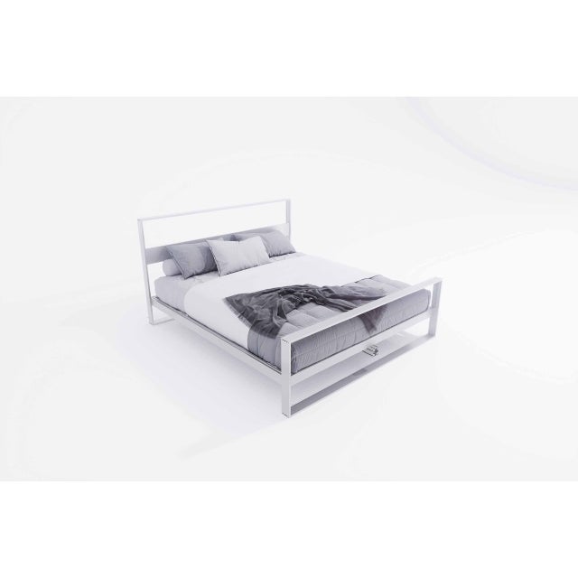 Contemporary Valencia Bed from Aluminium Exchange For Sale - Image 3 of 6