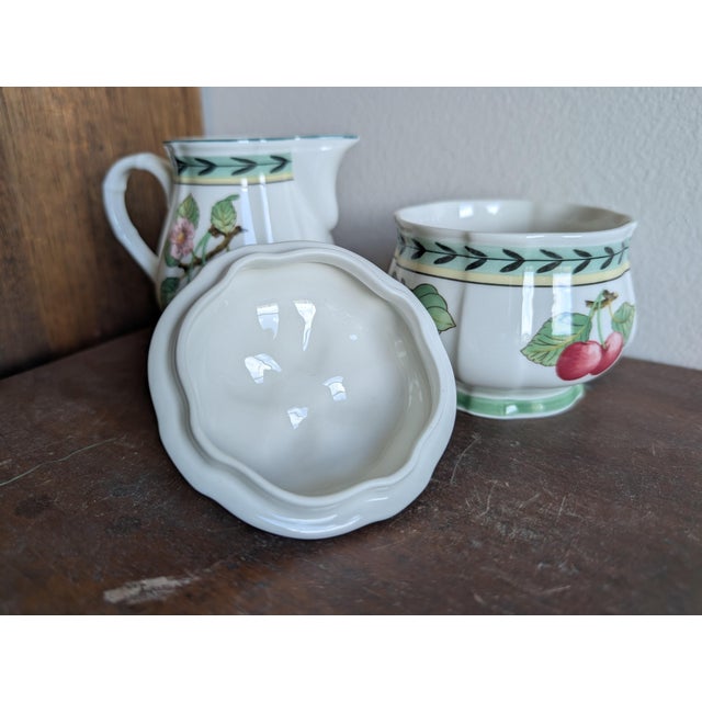 Introduced in 1998, the beautiful French Garden Fleurence pattern by Villeroy & Boch boasts a colorful array of fruits,...