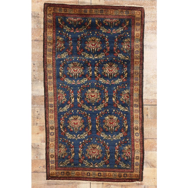 Antique Persian Sarouk Rug - 02'07 X 04'08 For Sale - Image 9 of 9
