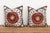Pair of Embroidered Palmette Suzani Pillow Covers For Sale In Los Angeles - Image 6 of 9