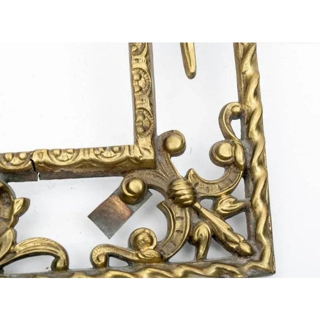 Bronze 19th Century Spanish Gilt Bronze Picture Frame For Sale - Image 8 of 11
