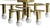Mid-Century Modern Space Age 10-Light Brass Ceiling Lamp by Honsel Leuchten for Sölken Leuchten, Germany, 1970s For Sale - Image 17 of 18