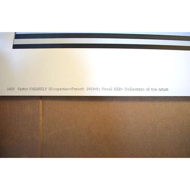 Victor Vasarely, Art Print Shorewood New York, 1970s, Lithograph, Framed For Sale - Image 5 of 7