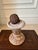 Ceramic Vintage 5” French Glazed Terracotta Pillar Candleholder For Sale - Image 7 of 14