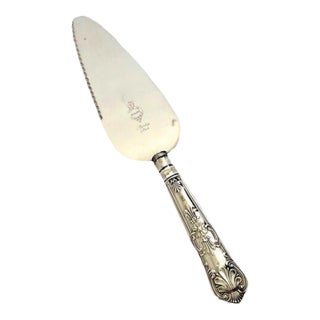 Sterling Handle English Pie / Cake Server For Sale