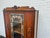 English Early 20th Century Jacobean Revival Style Walnut Display China Cabinet For Sale - Image 3 of 14