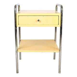 Bauhaus Nightstand in Tubular Steel from Slezak, 1930s For Sale