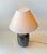 1980s Danish Modern Satin Black Ceramic Table Lamp by Aino Grib, 1980s For Sale - Image 5 of 9