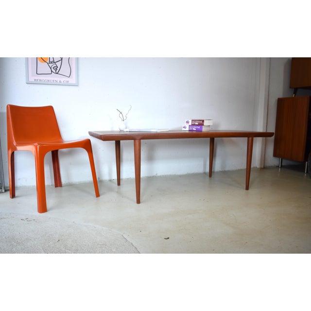 Mid-Century Modern Danish Teak Coffee Table by John Bone, 1960s For Sale - Image 3 of 6