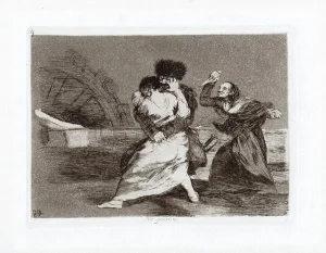 No Quiren - Original Etching by Francisco Goya - 1863 1863