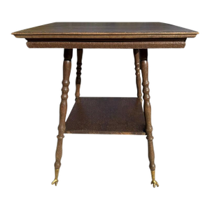 19th Century American Ball in Claw Parlor Table Solid Wood