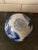 1980s Vintage Blue and White Porcelain Decorative Egg For Sale - Image 5 of 7