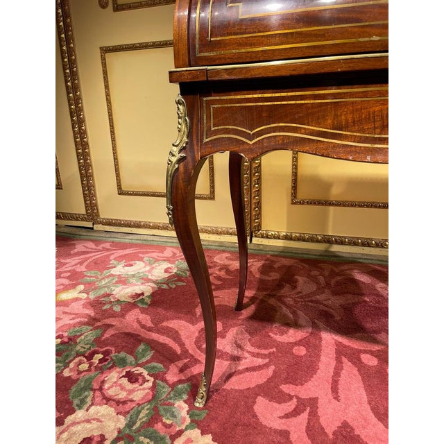 French Roll-Up Secretaire in Transition Style, 1890s For Sale - Image 5 of 18