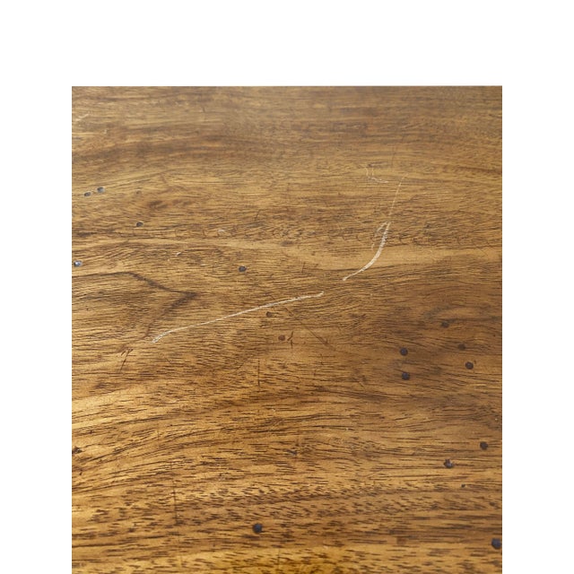 Brown Antique c.1800's Louis XIII Side or Cocktail Table, by Merklen Bros. For Sale - Image 8 of 10