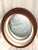 English English Walnut Oval Mirror For Sale - Image 3 of 18