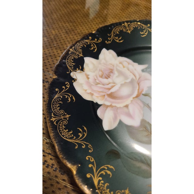 Rosenthal LastChance!Antique Rosenthal Hand Painted Plate For Sale - Image 4 of 11