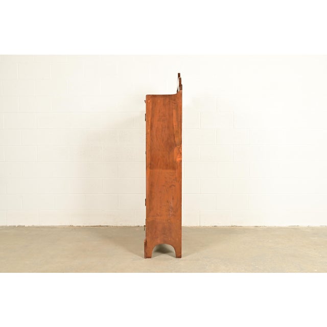 Antique Victorian Carved Walnut Bookcase, Circa 1890s For Sale - Image 11 of 13