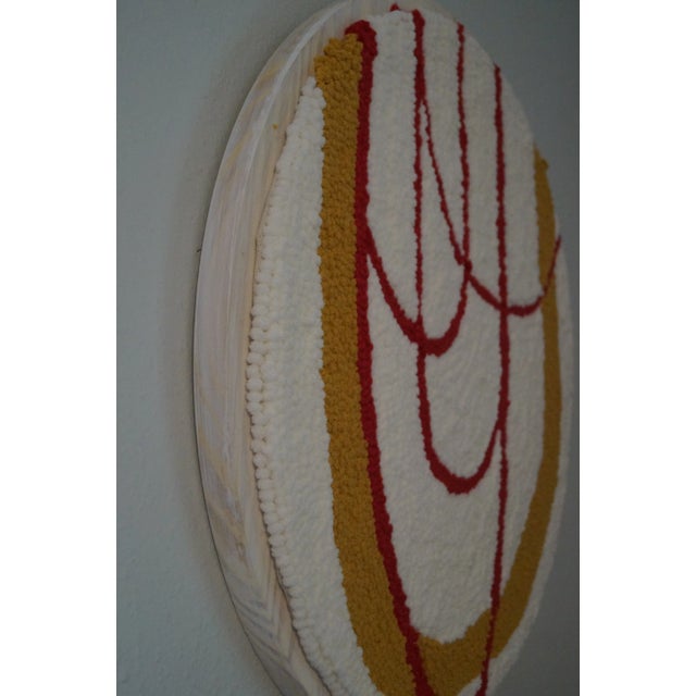 Early 21st Century Modern Op Art Fiber Art Wall Hanging by Heather Rosson For Sale - Image 4 of 7