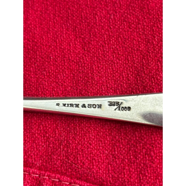 English Mid 19th Century Kirk and Son Silver Oyster Forks - a Pair For Sale - Image 3 of 3